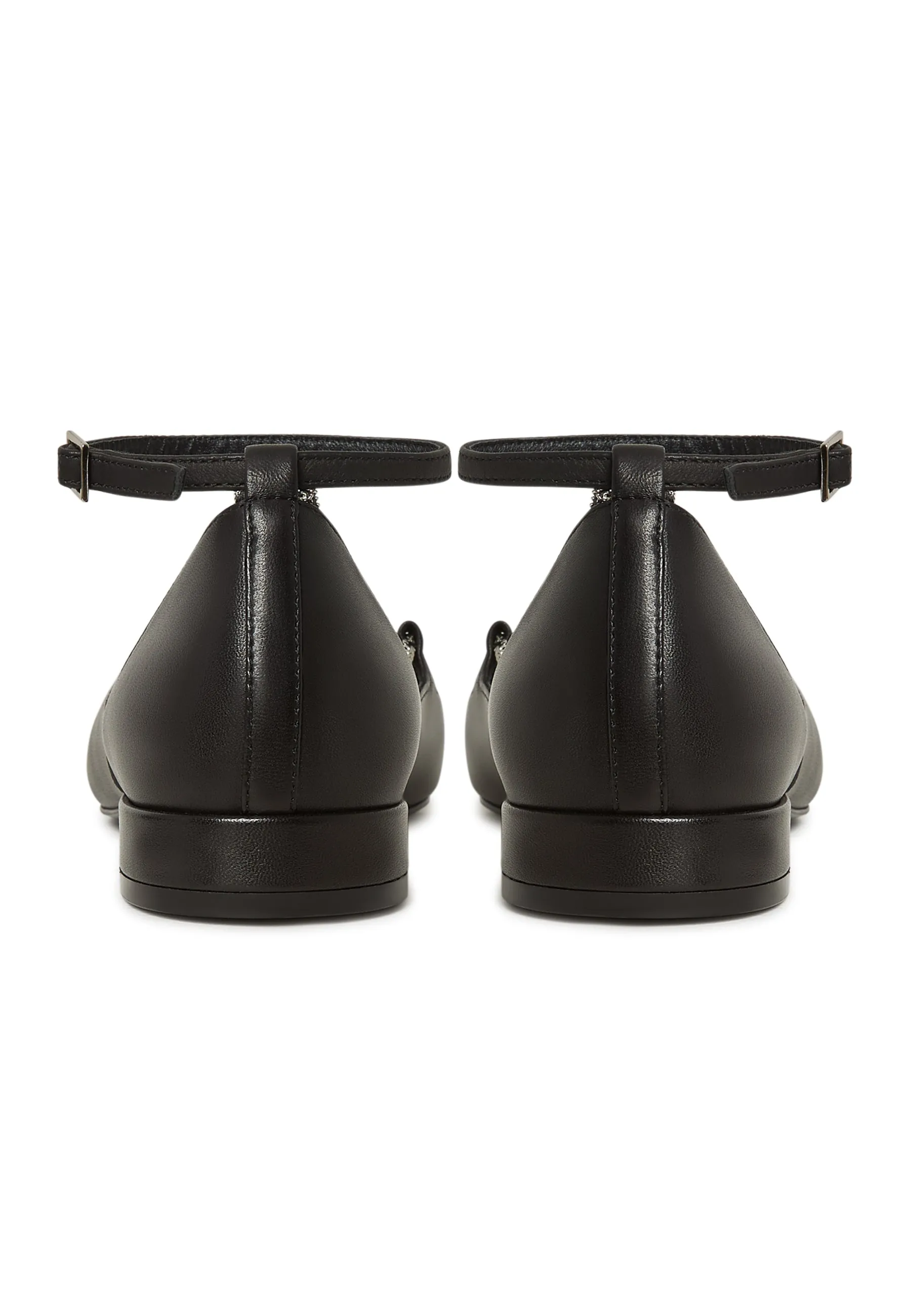 Leather Ballerinas Clara - Black