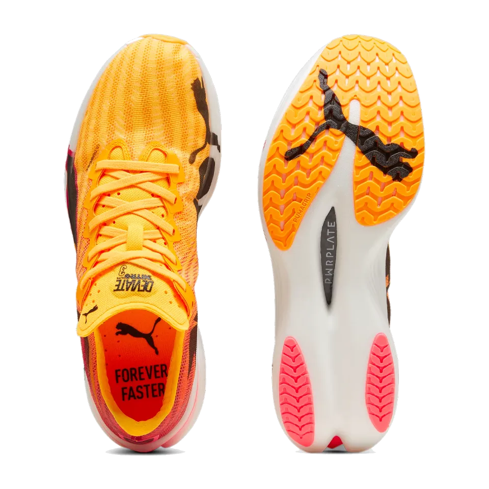 PUMA Men's Deviate NITRO Elite 3 Sun Stream/Sunset Glow/Puma White