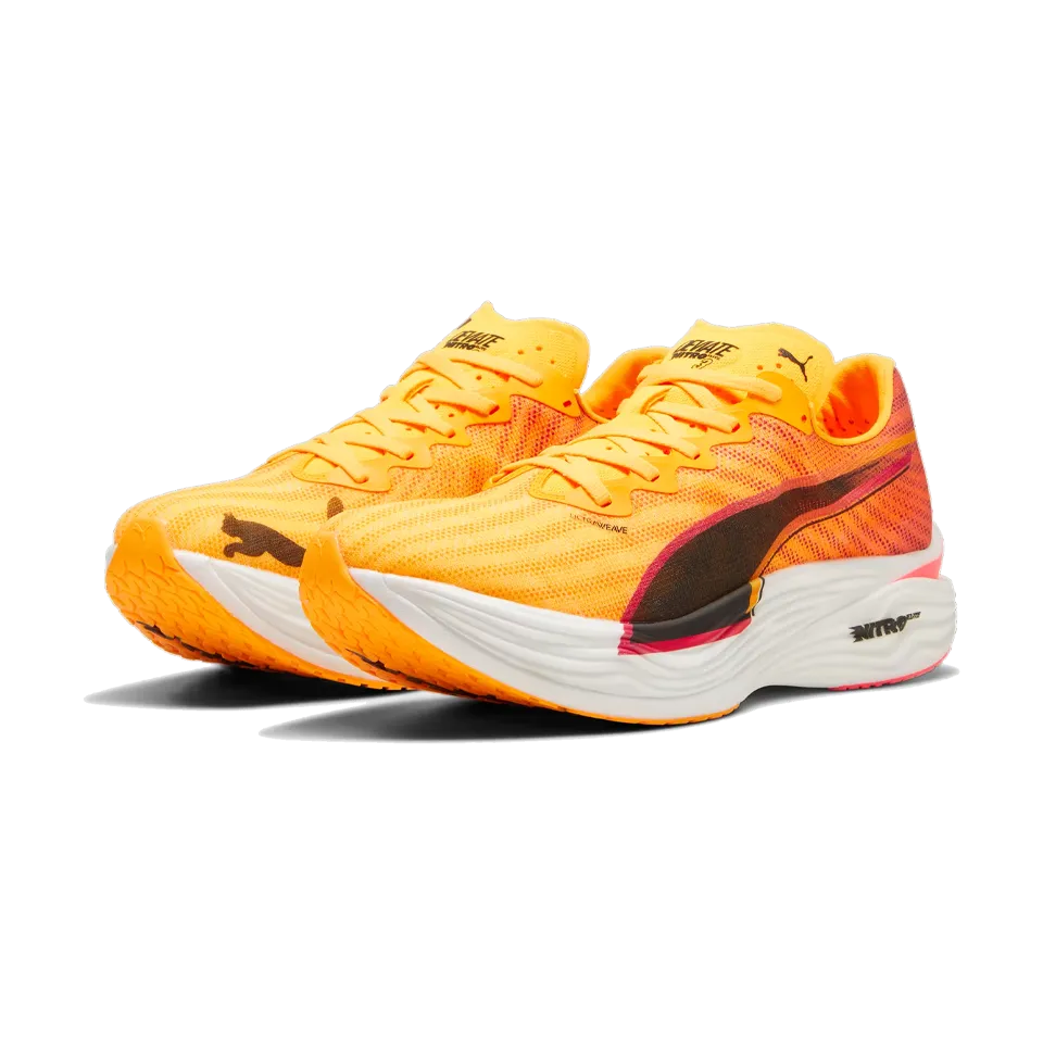 PUMA Men's Deviate NITRO Elite 3 Sun Stream/Sunset Glow/Puma White