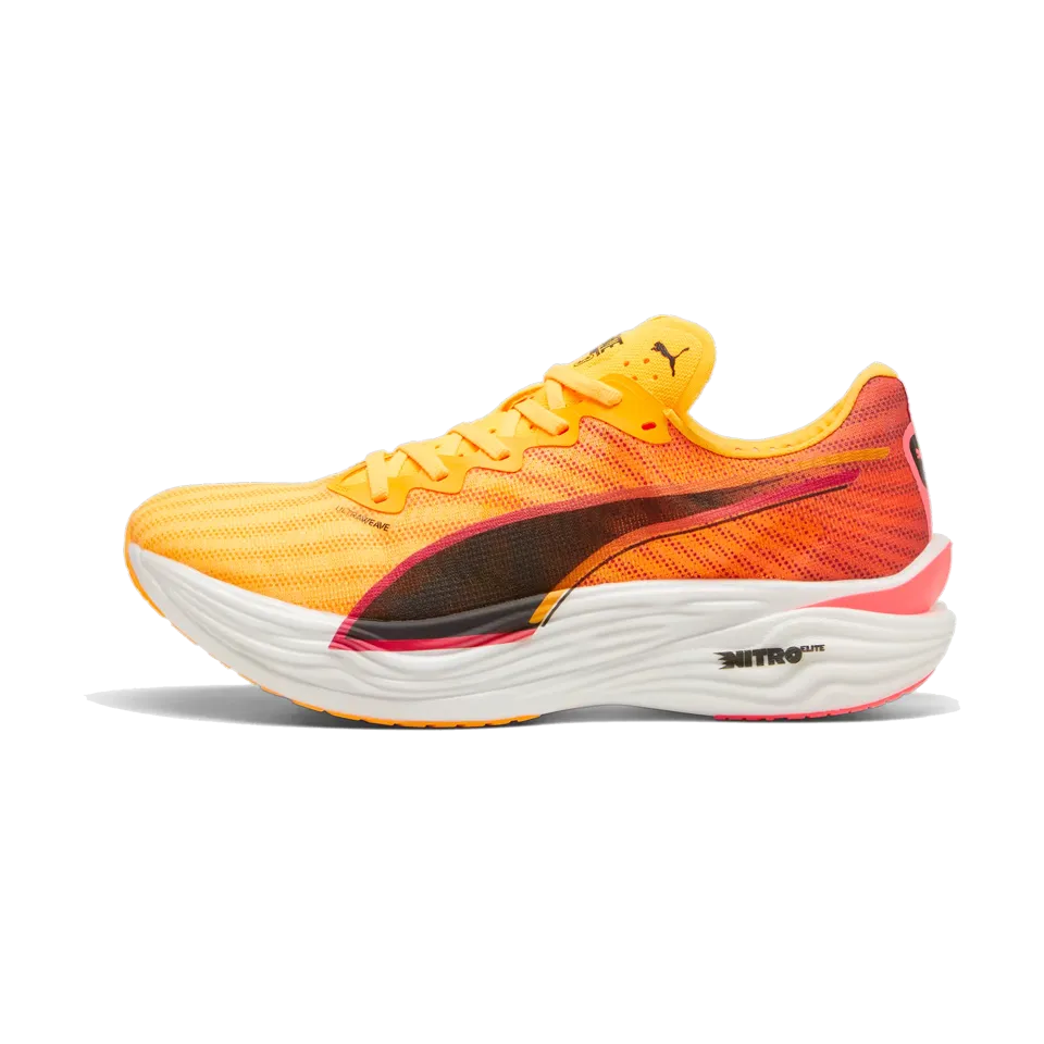 PUMA Men's Deviate NITRO Elite 3 Sun Stream/Sunset Glow/Puma White