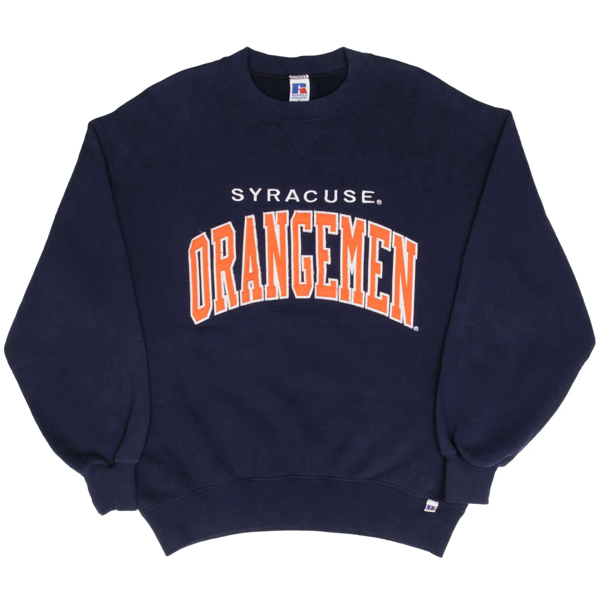 VINTAGE RUSSEL ATHLETIC NCAA SYRACUSE ORANGEMEN SWEATSHIRT 1990S LARGE MADE USA